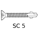 Torx Spezial Bohrschrauben verzinkt SC5