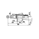 Auflaufeinrichtung DIN-Öse AE V 161S 950-1600 kg oben RB 2361