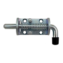 Spring bolt lock galvanized 130 mm long Ø 12 mm