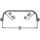 Blechkotflügel B190 L900 S600 H280