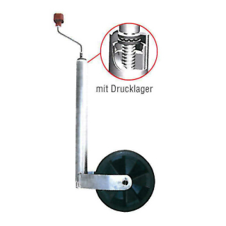 AL-KO Stützrad Softlaufrad Kunststofffelge 215x65, 150 kg