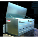 Galvanized sheet steel transport box L1840 x W730 x...