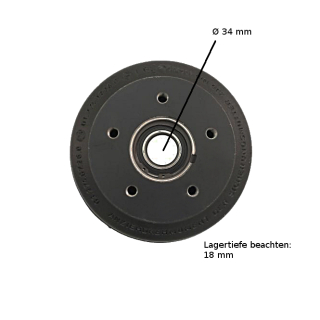 Bremstrommel passend BPW 200 x 50, Radanschluss: 112 x 5 Loch S 2005-5 RASK ECO