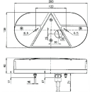 Technokon 3 System BBSKWN 610 R, rechts Blink-, Brems-,...