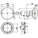 Clignotant BL 710/2 a, lentille, verre clair, st....