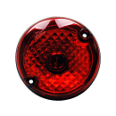 Rear fog light, SN 710-W, clear glass, central plug, angled