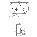 Multipoint III links Schluss- Brems- Blink-, NSL KZL SML Bajonettans.